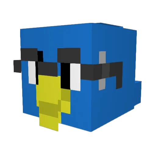 TOFFIFEEEEEEE Minecraft avatar head, 3D render