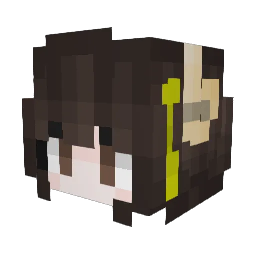 TOKAREV41 Minecraft avatar head, 3D render
