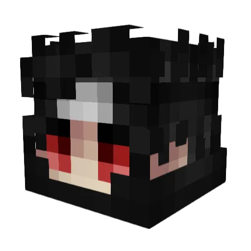 TOKYOGUNNING Minecraft avatar head, 3D render