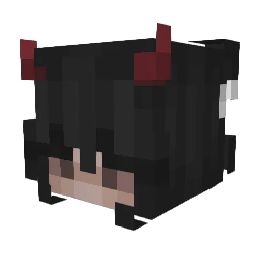 TOKYYYO Minecraft avatar head, 3D render