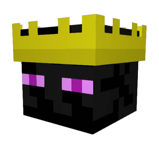 TOM9KAT Minecraft avatar head, 3D render
