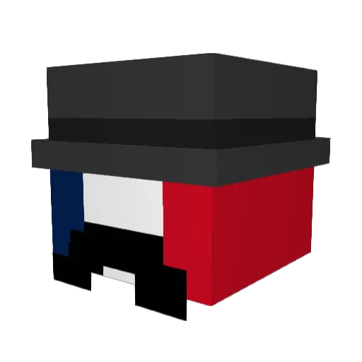 TOMCRAFT255 Minecraft avatar head, 3D render
