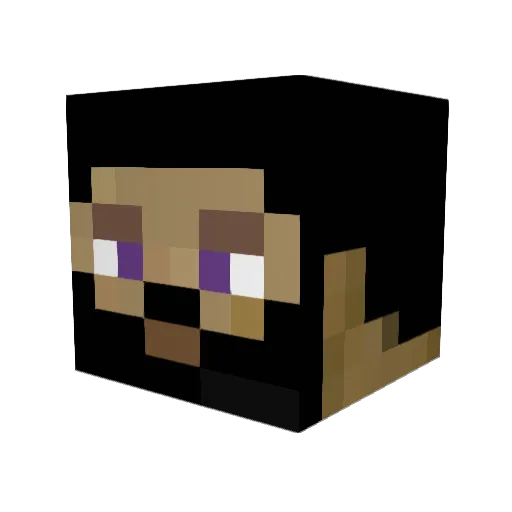 TOMHARDYFC Minecraft avatar head, 3D render