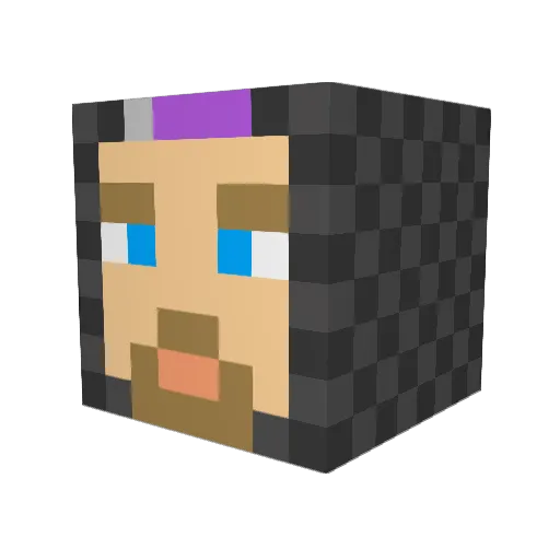 TOMISN0TGINGA Minecraft avatar head, 3D render