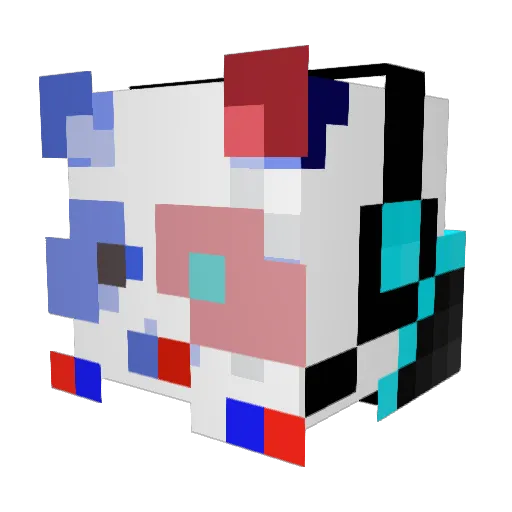 TOML1611 Minecraft avatar head, 3D render