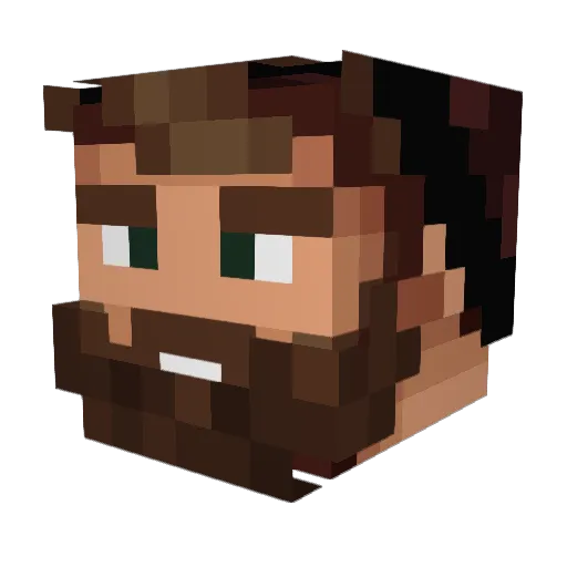 TOMMEEHHH Minecraft avatar head, 3D render
