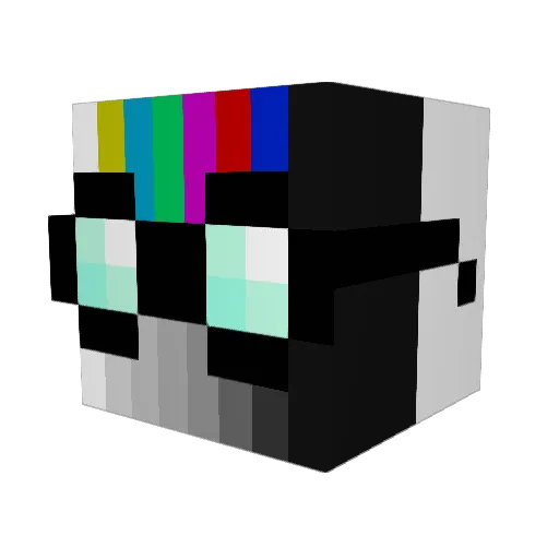 TOMYYBOI Minecraft avatar head, 3D render