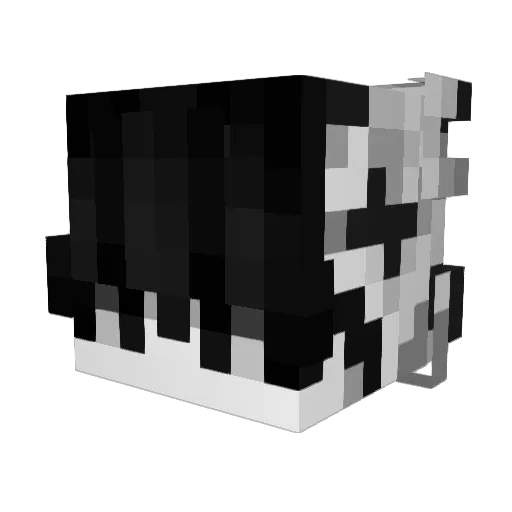 TOMlucien Minecraft avatar head, 3D render