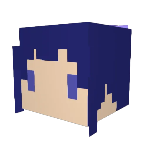 TONTYAN666 Minecraft avatar head, 3D render