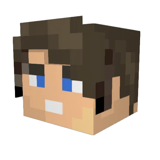 TOPANOTTI Minecraft avatar head, 3D render