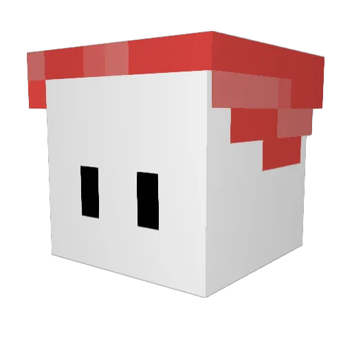 TORO_SUSHI Minecraft avatar head, 3D render