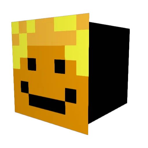 TOT4LLY_EMM4 Minecraft avatar head, 3D render