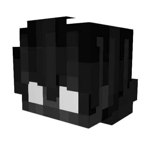 TOXIC_Slurp Minecraft avatar head, 3D render