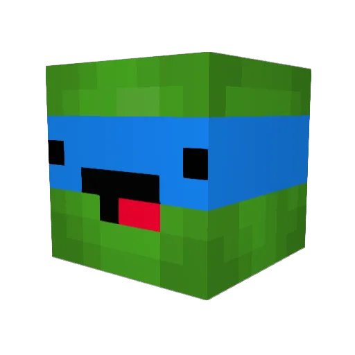 TOXICmonk3 Minecraft avatar head, 3D render