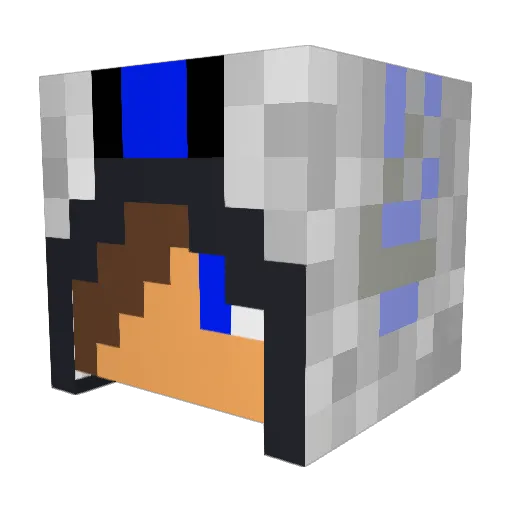 TOXON_GAMES Minecraft avatar head, 3D render