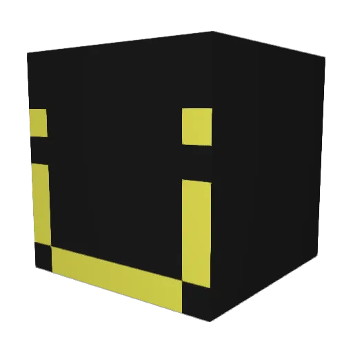 TOZAAA Minecraft avatar head, 3D render