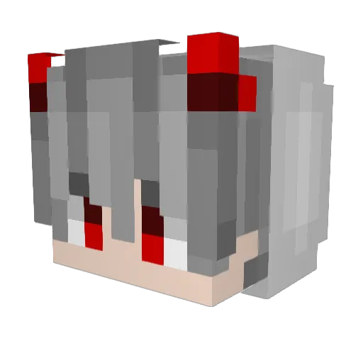 TOZLEAW Minecraft avatar head, 3D render