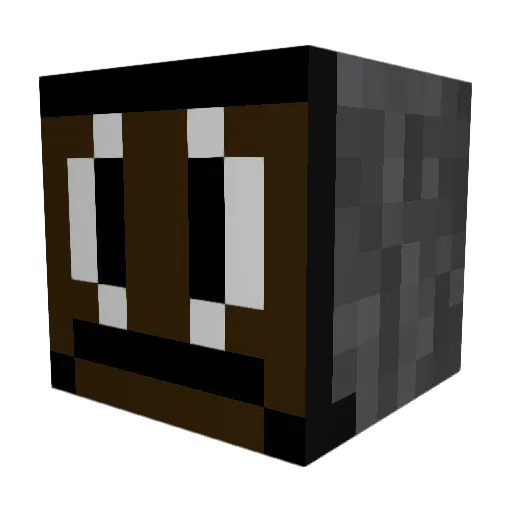 TPGPhoenix Minecraft avatar head, 3D render