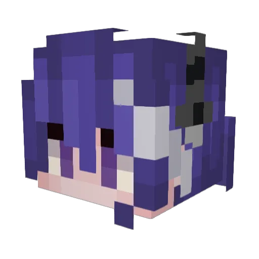 TPK_OCE Minecraft avatar head, 3D render