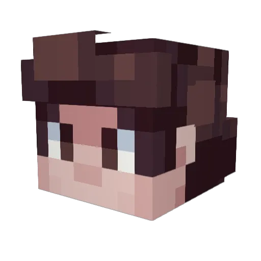 TPLWolfe Minecraft avatar head, 3D render