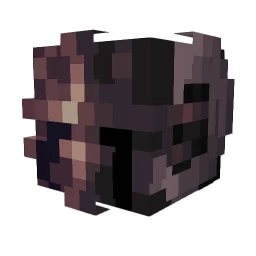 TPLXG Minecraft avatar head, 3D render
