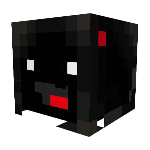TPNils Minecraft avatar head, 3D render
