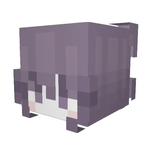 TPRz Minecraft avatar head, 3D render