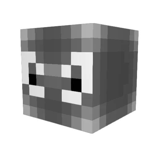 TQB911 Minecraft avatar head, 3D render