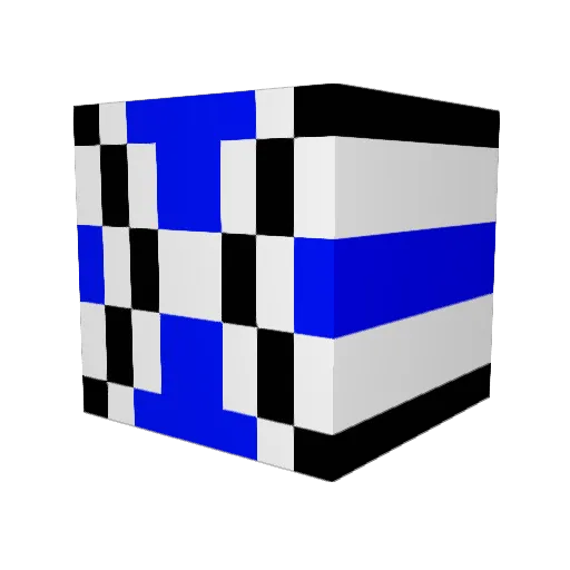 TR1ng Minecraft avatar head, 3D render