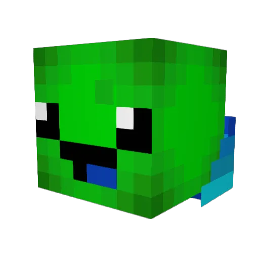 TR3V4 Minecraft avatar head, 3D render