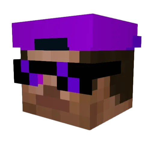 TRASHRATMAN643 Minecraft avatar head, 3D render