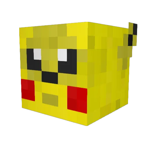 TREMI55 Minecraft avatar head, 3D render