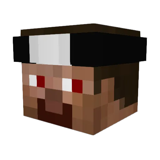 TREYW4Y Minecraft avatar head, 3D render