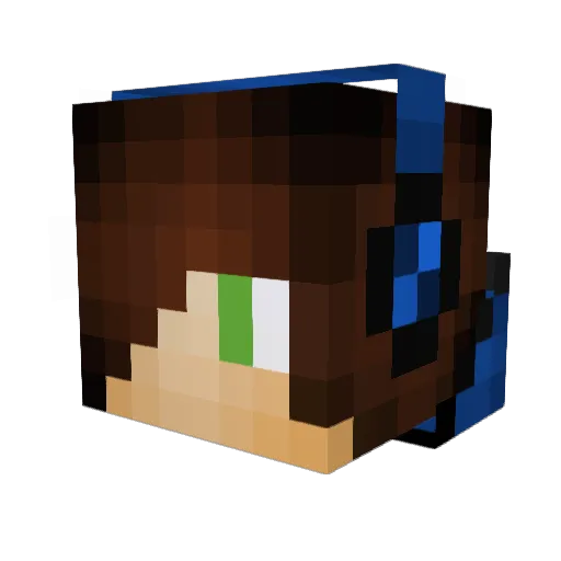TREkk699 Minecraft avatar head, 3D render