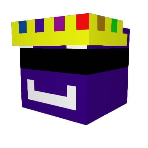 TRGDizzy14 Minecraft avatar head, 3D render