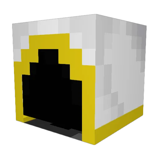 TRIGGirrrexe Minecraft avatar head, 3D render