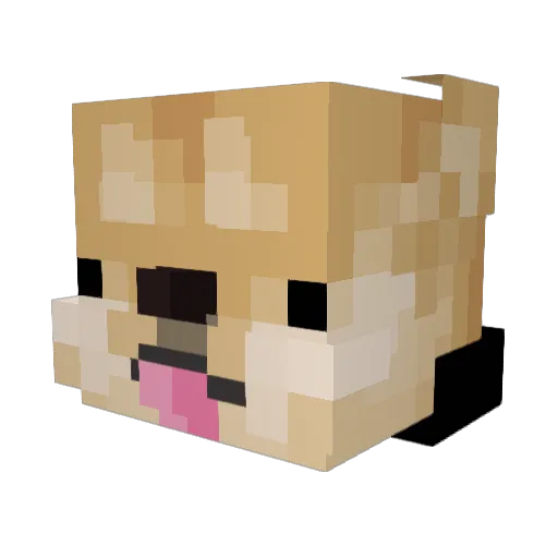 TRMertDemirci Minecraft avatar head, 3D render
