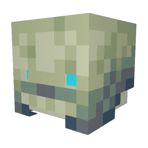 TRNCrypto Minecraft avatar head, 3D render