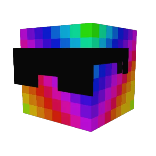 TROLL_ABC123 Minecraft avatar head, 3D render
