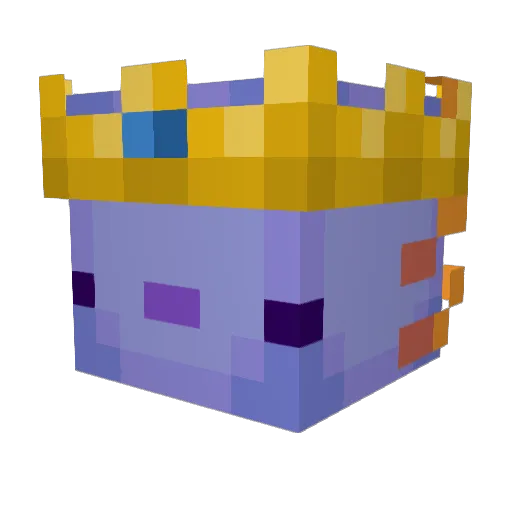 TRRAxolotl Minecraft avatar head, 3D render