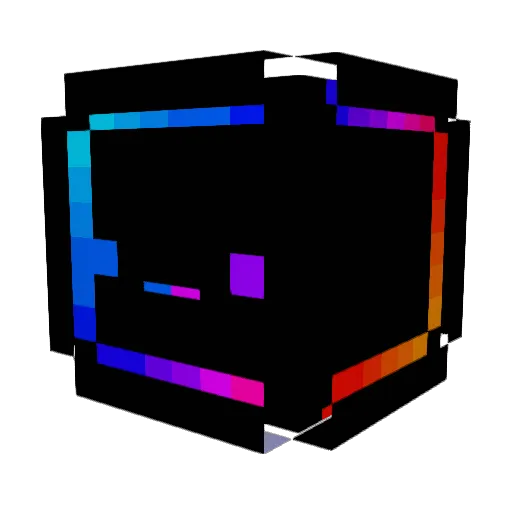 TRTTRDS Minecraft avatar head, 3D render