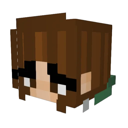 TRT_Mutschki Minecraft avatar head, 3D render