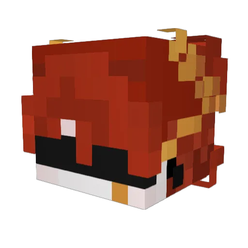 TRUCOOKI Minecraft avatar head, 3D render