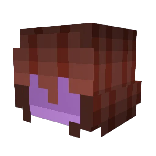 TRUG_76 Minecraft avatar head, 3D render
