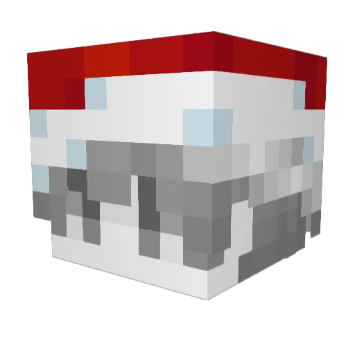 TRYH4RDFRFR Minecraft avatar head, 3D render