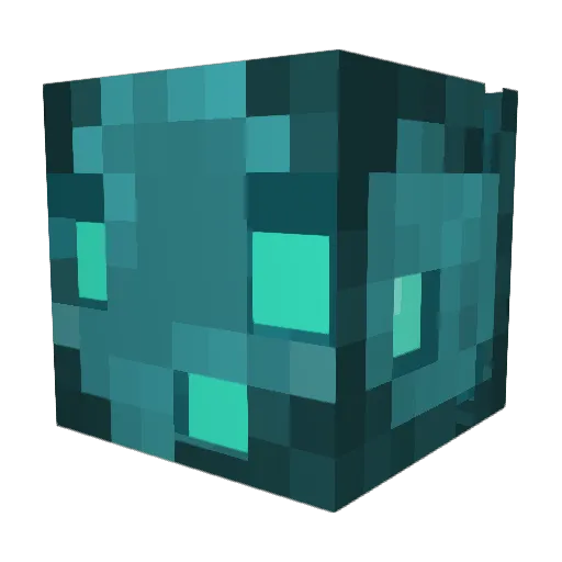 TRYIONX Minecraft avatar head, 3D render