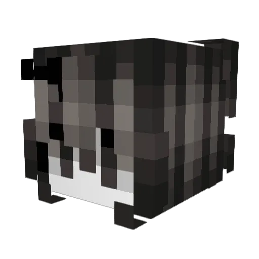 TRYKXX Minecraft avatar head, 3D render