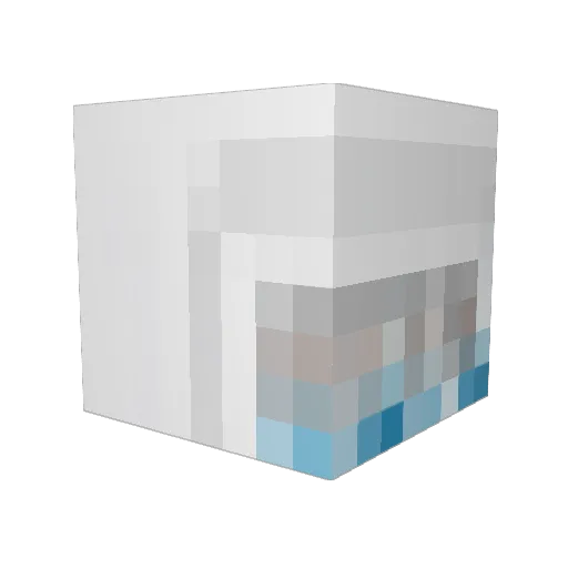 TRYxAgain1 Minecraft avatar head, 3D render