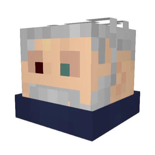 TRany_mnl555M Minecraft avatar head, 3D render