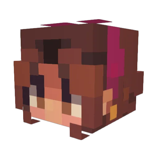 TRex9083 Minecraft avatar head, 3D render
